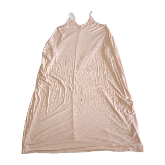 In Love Blush Pink Boho Festival Fairy Beach Maxi Dress Pockets Women SZ Large - Picture 5 of 15